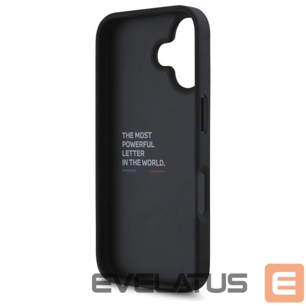 Kitas telefono priedas BMW BMW M Grip Stand Smooth and Carbon case for iPhone 16 - black