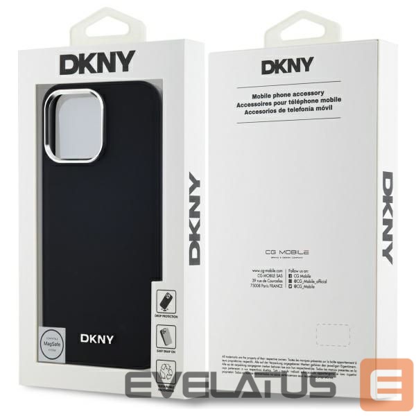 Kitas telefono priedas DKNY DKNY Plain Logo MagSafe iPhone 14 Pro Max Case - Black