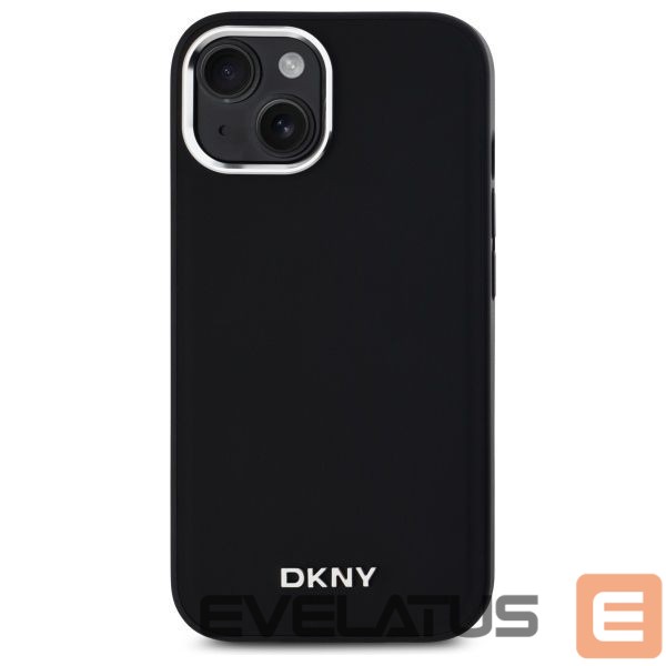 Kitas telefono priedas DKNY DKNY Plain Logo MagSafe iPhone 15 Case - Black