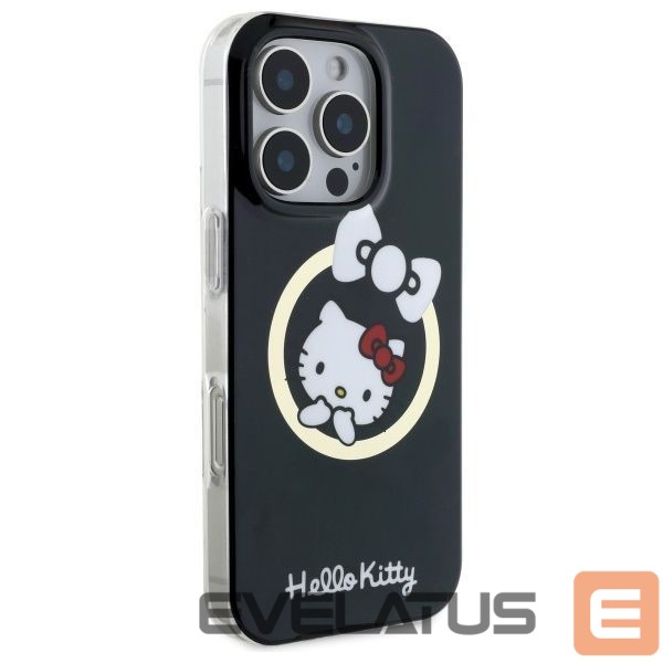 Kitas telefono priedas Hello Kitty Hello Kitty IML Fun Bow Magsafe iPhone 16 Pro Case - Black