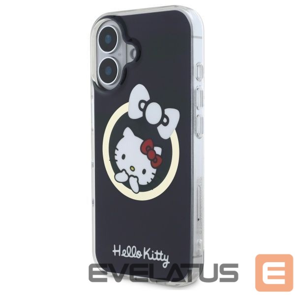 Kitas telefono priedas Hello Kitty Hello Kitty IML Fun bow Magsafe iPhone 16 Case - Black