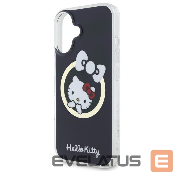 Kitas telefono priedas Hello Kitty Hello Kitty IML Fun bow Magsafe iPhone 16 Case - Black