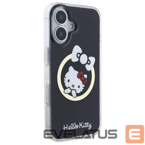 Kitas telefono priedas Hello Kitty Hello Kitty IML Fun bow Magsafe iPhone 16 Case - Black