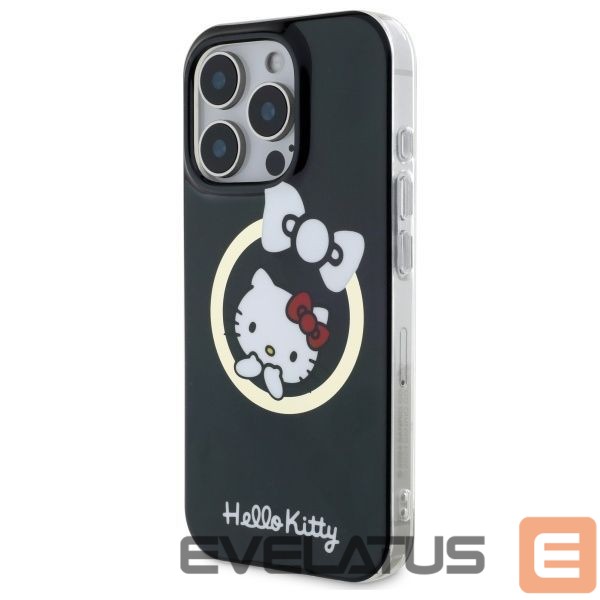 Kitas telefono priedas Hello Kitty Hello Kitty IML Fun bow Magsafe iPhone 16 Pro Max Case - Black