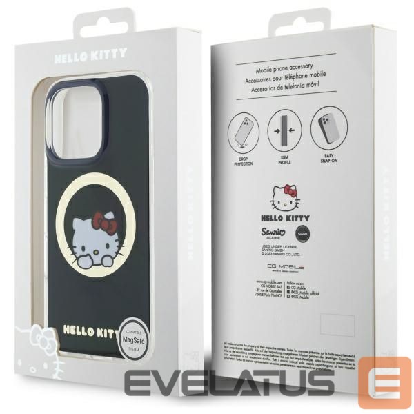 Kitas telefono priedas Hello Kitty Hello Kitty IML Sweet Kitty Magsafe Case for iPhone 16 Pro Max - Black