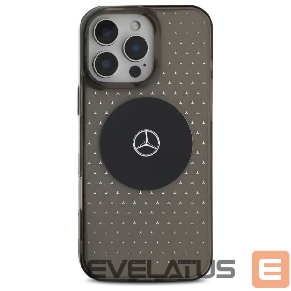 Kitas telefono priedas Mercedes-Benz Mercedes MB Case Star Pattern for iPhone 16 Pro - Black