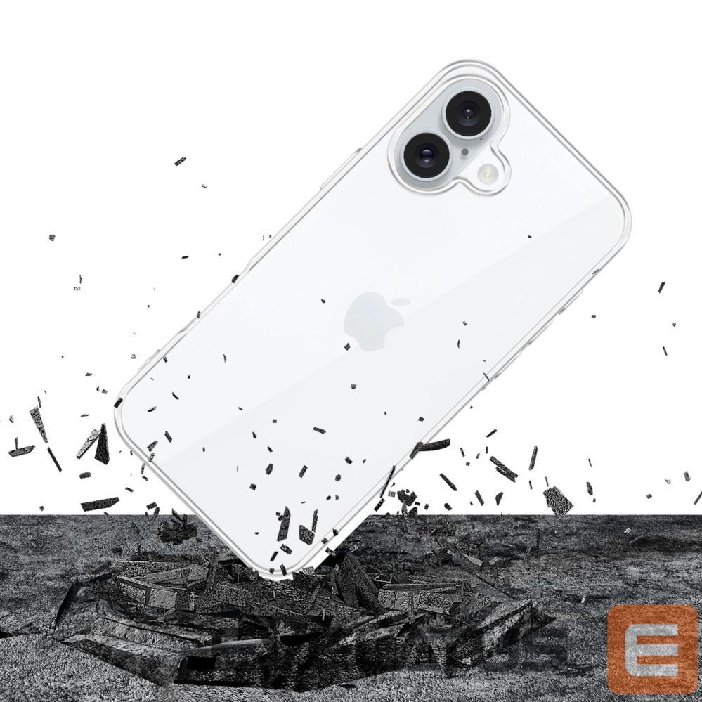 Kitas telefono priedas 3MK 3mk Clear Case for iPhone 16 Plus - transparent
