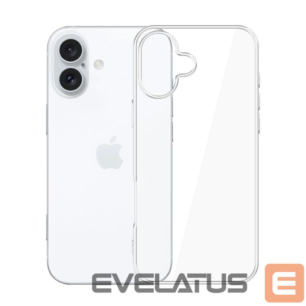 Kitas telefono priedas 3MK 3mk Clear Case for iPhone 16 Plus - transparent