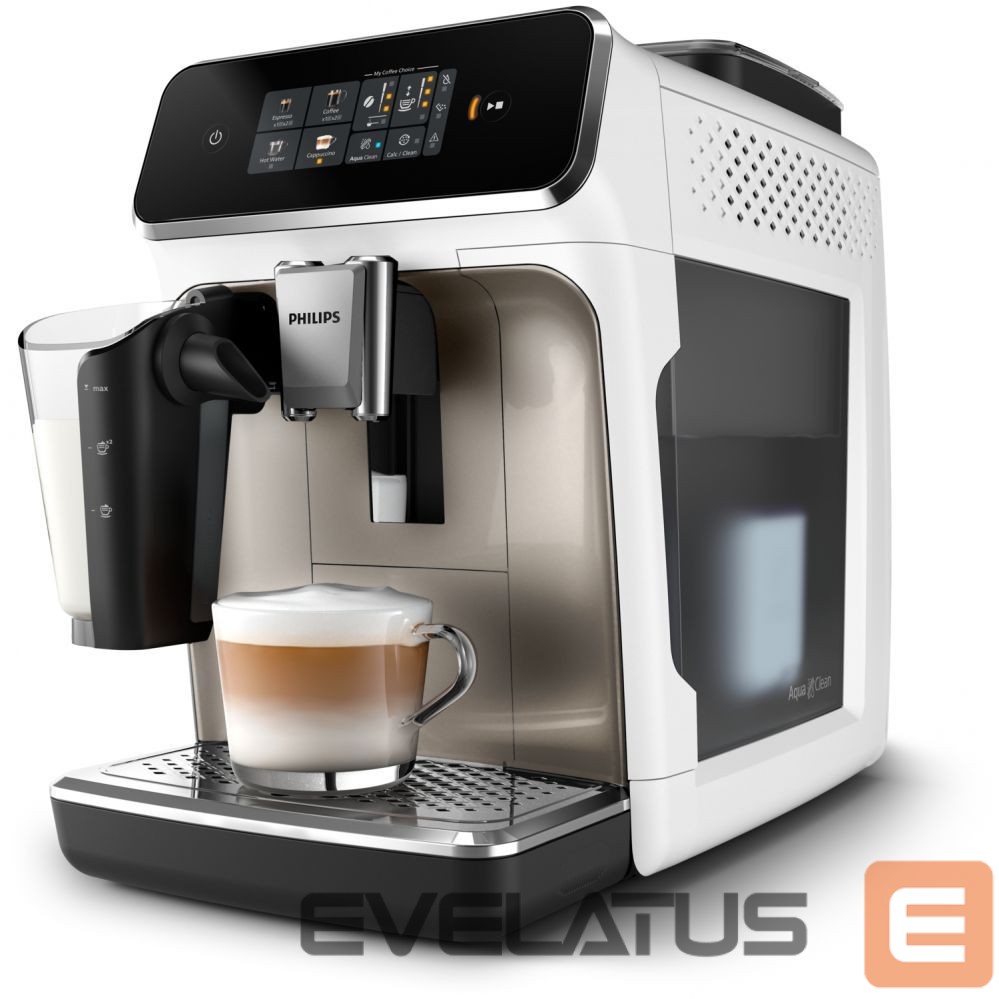 Kiti smulkūs buitiniai prietaisai Philips Coffee maker | EP2333/40 | Pump pressure 15 bar | Built-in milk frother | Fully Automatic | 1500 W | White