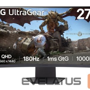 Monitoriai LG  MONITOR LCD 27" VA/27GS60QC-B 