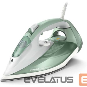 Lygintuvai Philips  DST7012/70 HV | Steam Iron | 2600 W | Water tank capacity 300 ml | Continuous steam 45 g/min | Steam boost performance 220 g/min | Desert Green/Gray 