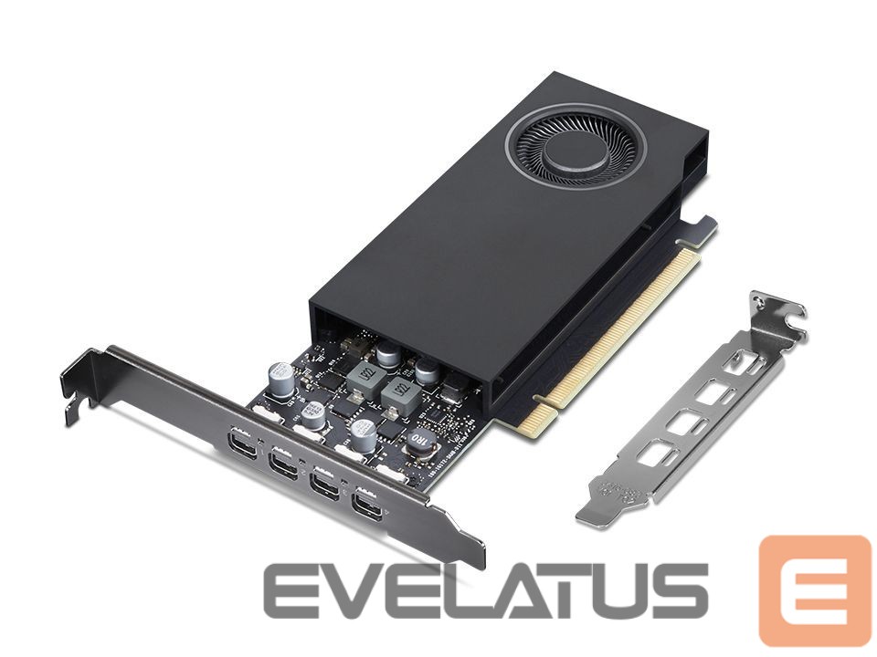 Vaizdo plokštės / Vaizdo plokštės Lenovo NVIDIA RTX A400 4GB mini-DP*4 GDDR6 Graphics card |