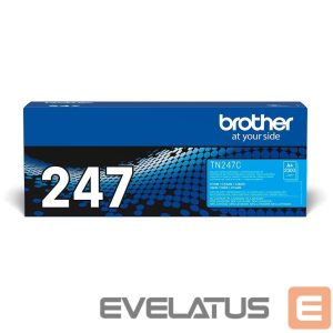 Eksploatacinės medžiagos spausdintuvams Brother  TN-247C Toner cartridge, Cyan 