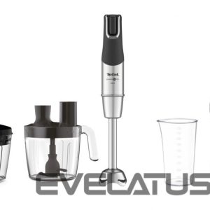 Maišytuvai ir maišytuvai TEFAL  Blender Infinity Force Pro 5in1 HB95LD38 Hand Blender, 1200 W, Number of speeds Variable, Black/Stainless steel 