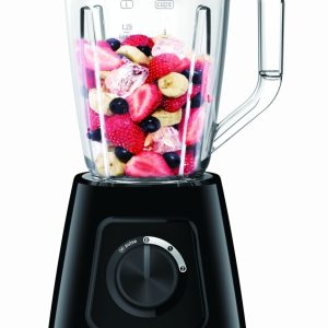 Maišytuvai ir maišytuvai TEFAL  Blender BL420838 BlendForce Tabletop, 600 W, Jar material Plastic, Jar capacity 1.25 L, Ice crushing, Black 
