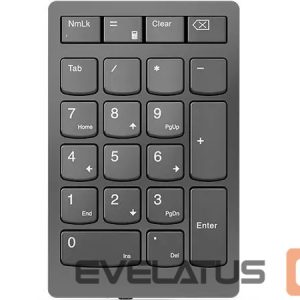 Kompiuterio klaviatūra Lenovo  Go Wireless Numeric Keypad Storm Grey 