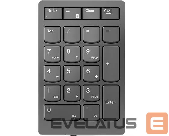 Kompiuterio klaviatūra Lenovo Go Wireless Numeric Keypad Storm Grey