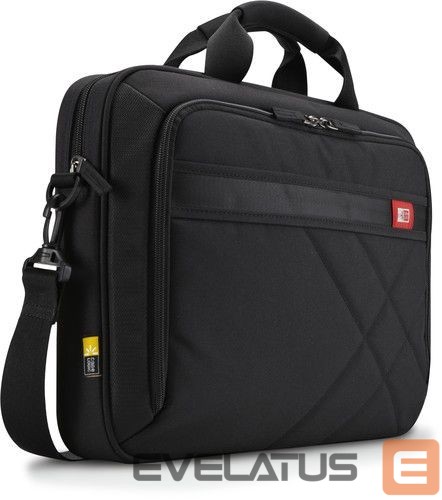 Nešiojamojo kompiuterio krepšys Case Logic Casual Laptop Bag DLC117 Fits up to size 17 ", Black, Shoulder strap