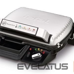 Stalo grotelės TEFAL  SuperGrill Standard GC450B32 Contact, 2000 W, Stainless steel 