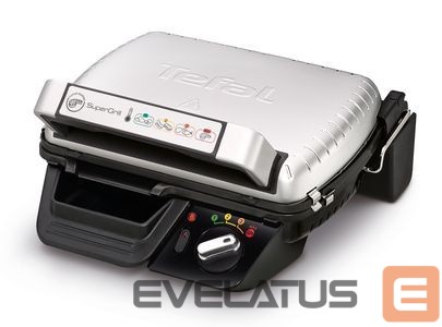 Stalo grotelės TEFAL SuperGrill Standard GC450B32 Contact, 2000 W, Stainless steel