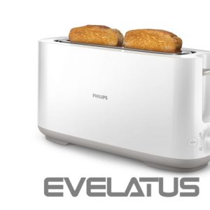Skrudintuvas Philips  Toaster HD2590/00 Daily Collection Power 870-1030 W, Number of slots 2, Housing material Plastic, White 