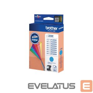 Eksploatacinės medžiagos spausdintuvams Brother  LC-223C Ink Cartridge, Cyan 