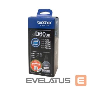 Eksploatacinės medžiagos spausdintuvams Brother  Cartridge BTD60BK  Inkjet, Black 