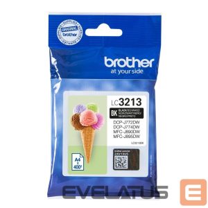 Eksploatacinės medžiagos spausdintuvams Brother  LC3213BK Ink Cartridge, Black 
