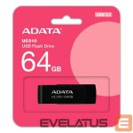 USB atmintinė ADATA  UC310 64GB USB Flash Drive, Black 