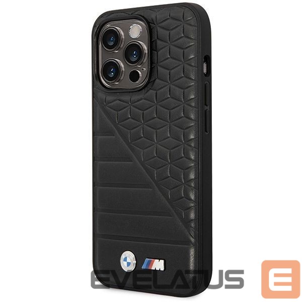 Nugarėlės dėklai BMW BMW Bi Pattern Case for iPhone 14 Pro 6.1" - Black