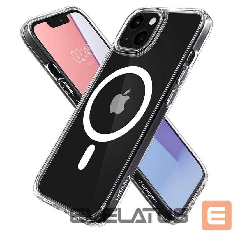 Nugarėlės dėklai Spigen Transparent || White