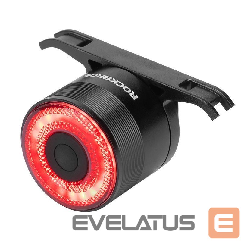 Dviračio priedas Rockbros Rockbros Q3 Rear Bike Light with Smart Stop System - Black