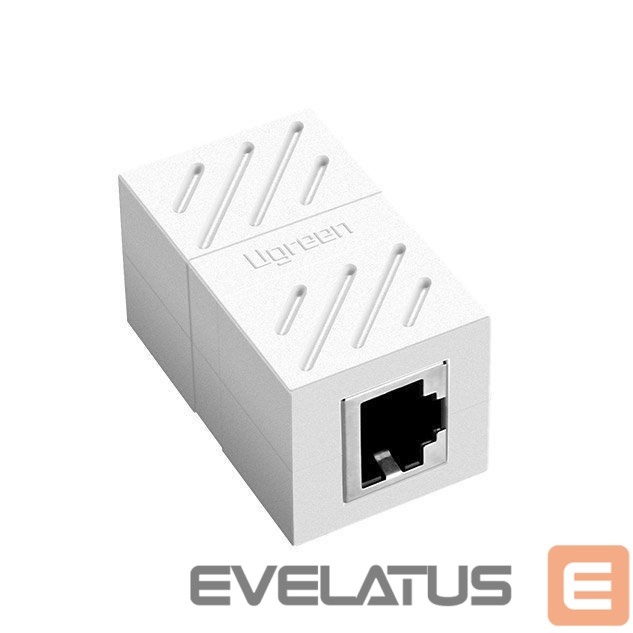 Adapteris Ugreen connector network cable connector network connector RJ45 white (NW114 20311) White