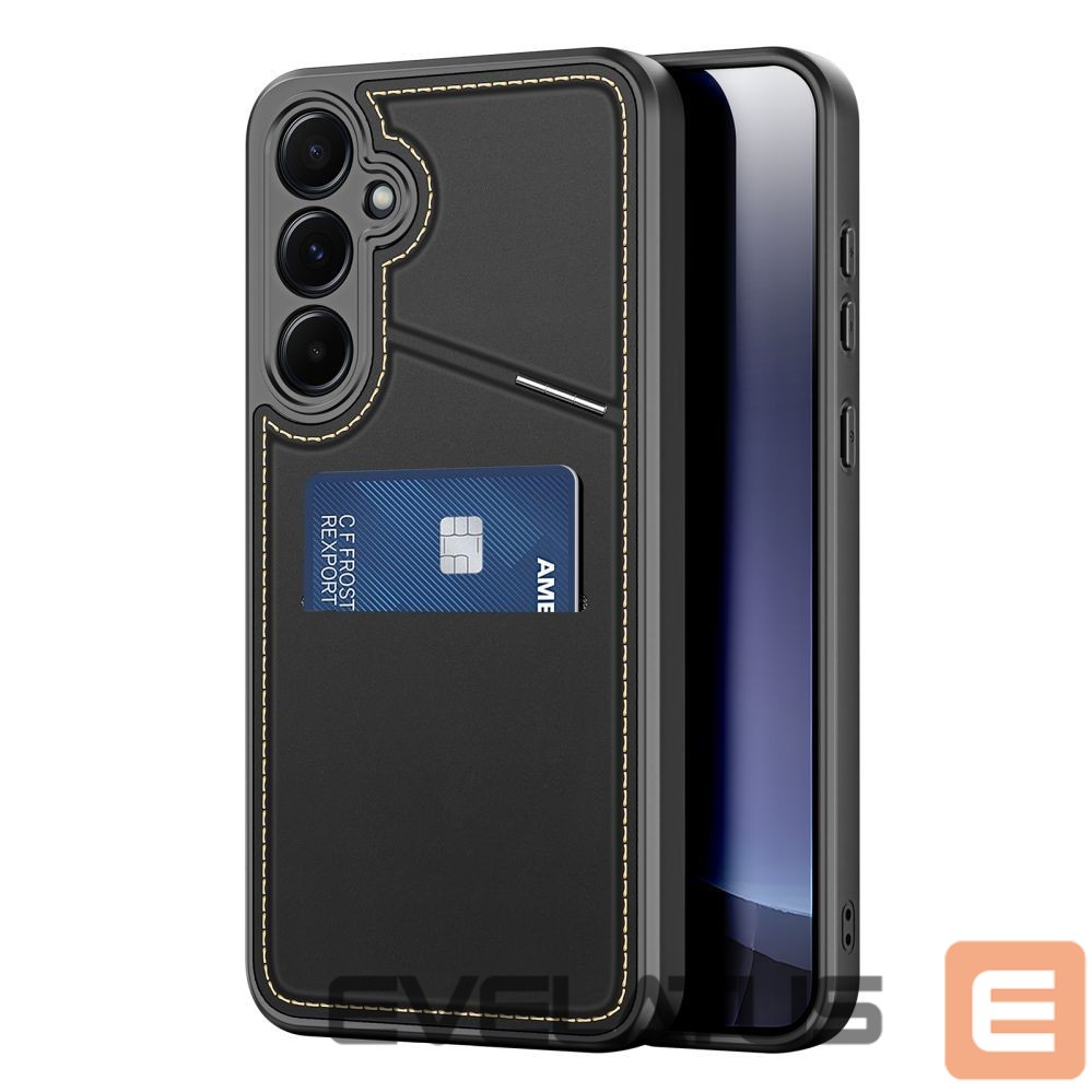 Nugarėlės dėklai Dux Ducis Dux Ducis Rafi II Case for Samsung Galaxy S25 with Stand and Wallet - Black