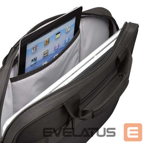 Nešiojamojo kompiuterio krepšys Case Logic Casual Laptop Bag DLC117 Fits up to size 17 ", Black, Shoulder strap