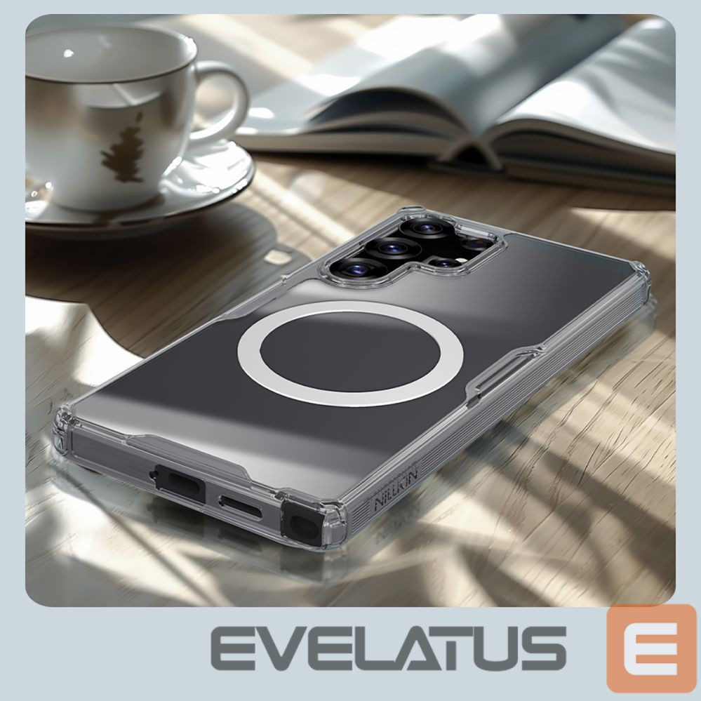 Nugarėlės dėklai Nillkin Nillkin Nature TPU Pro Magnetic Case with MagSafe for Samsung Galaxy S25 Ultra - White