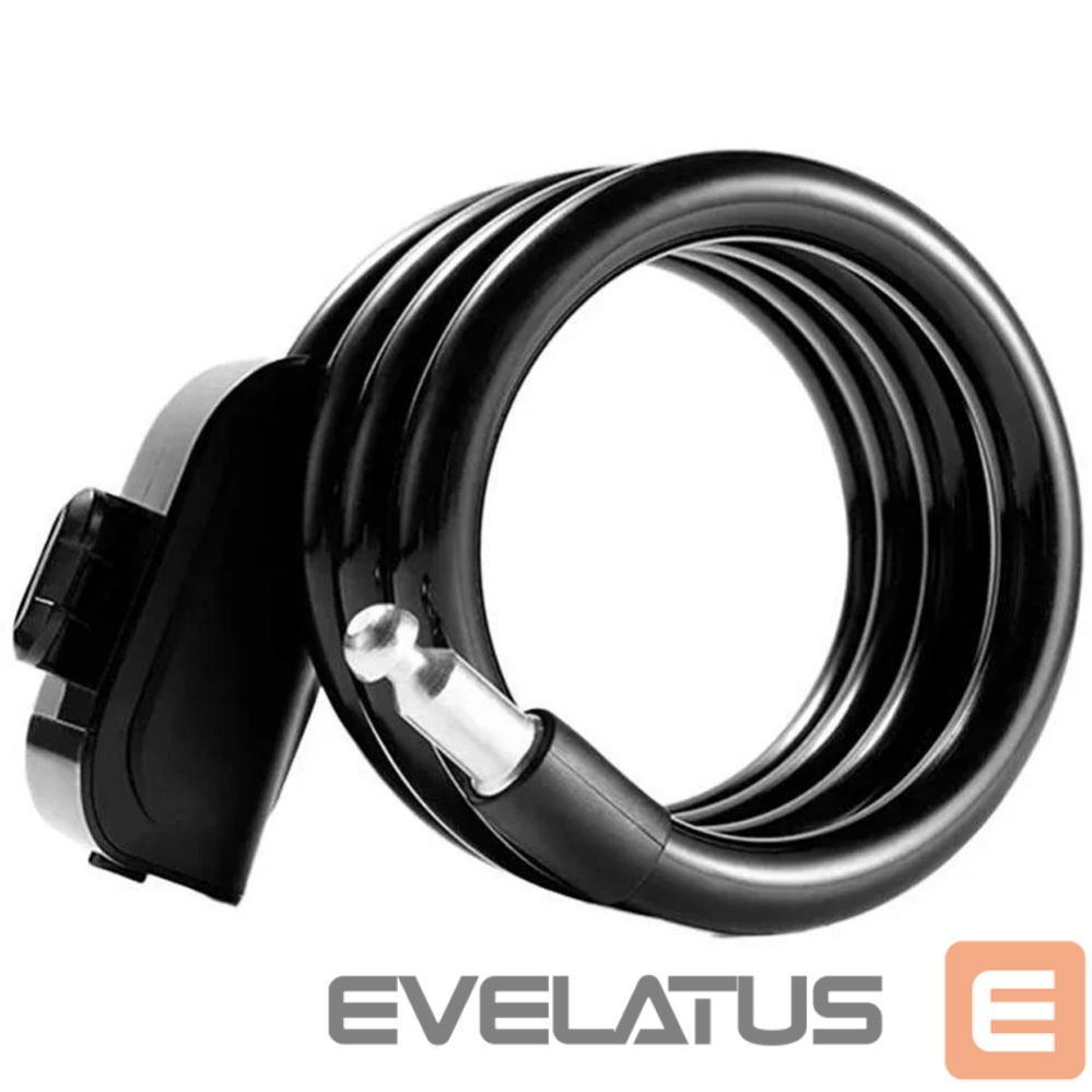 Dviračio priedas Rockbros Rockbros RKS515-BK bicycle lock with 1.1 m key - black