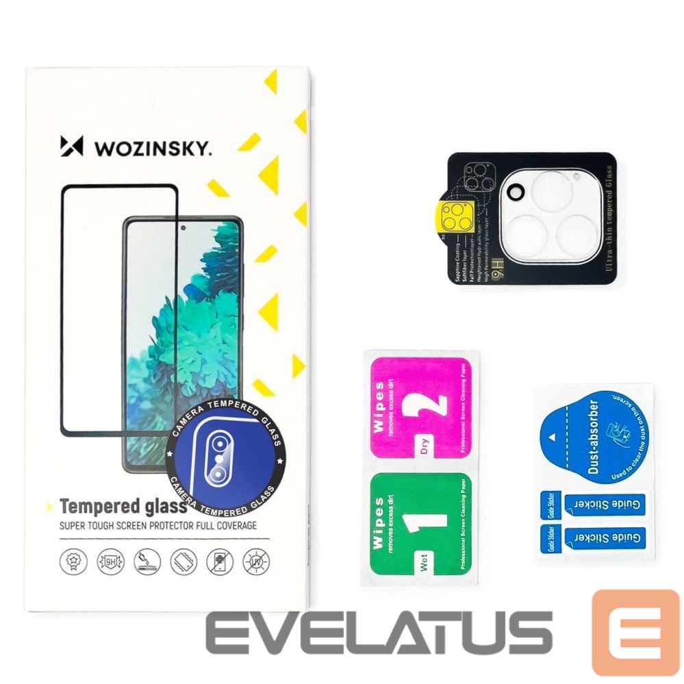 Apsauginiai stiklai Wozinsky Wozinsky Full Camera Glass 9H tempered glass for the entire camera Samsung Galaxy S25 camera