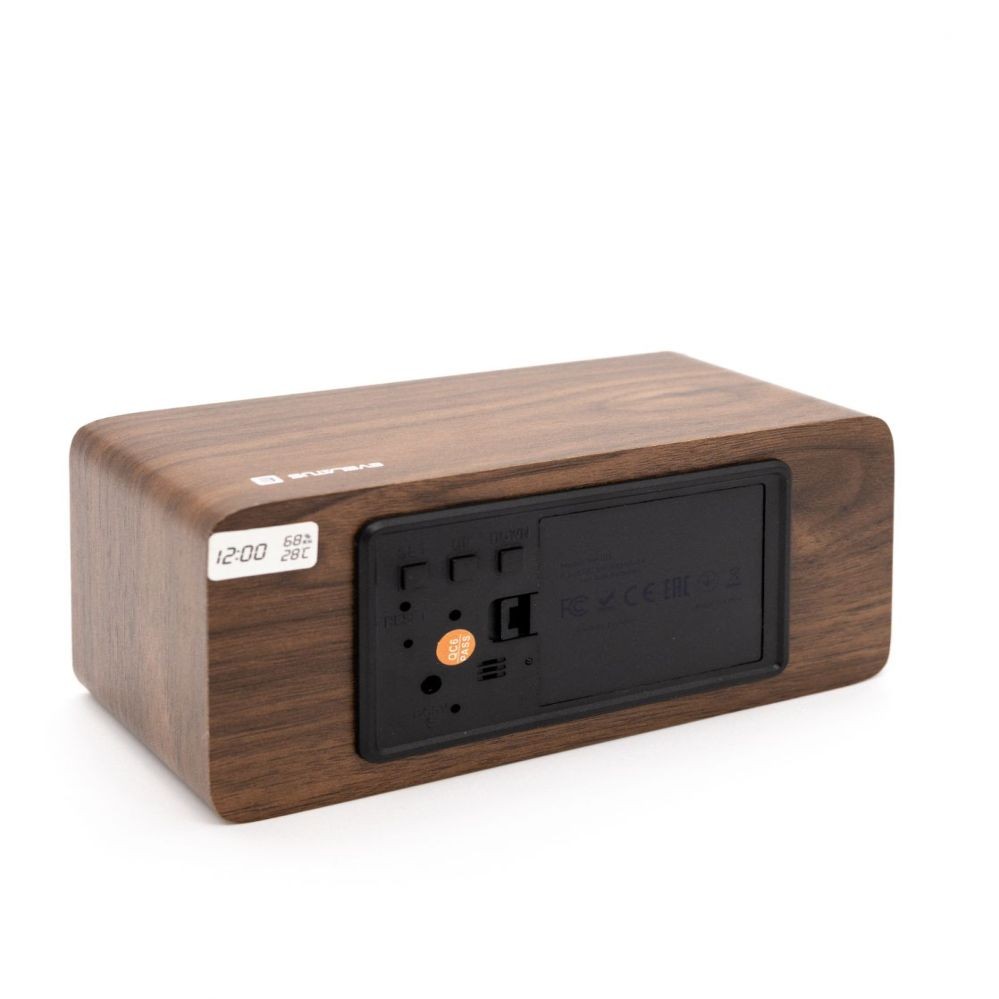 Sieniniai ir vidiniai laikrodžiai Evelatus - Evelatus Multifunctional Clock EMC01 Wooden