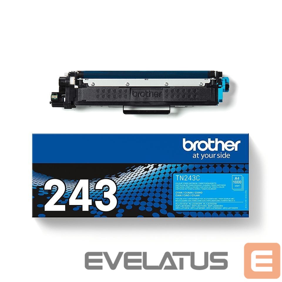 Eksploatacinės medžiagos spausdintuvams Brother TN243C | Toner cartridge | Cyan