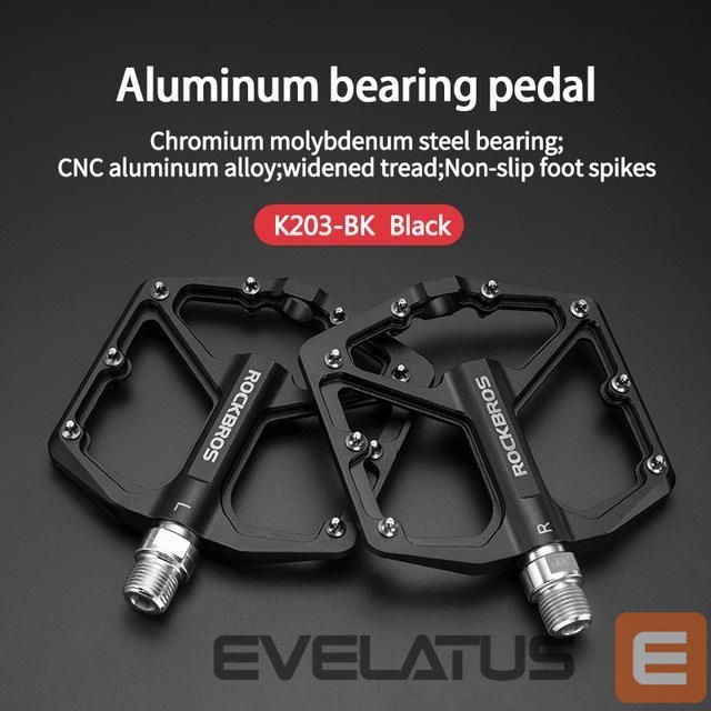 Dviračio priedas Rockbros Rockbros K203-BK bicycle pedal set - black