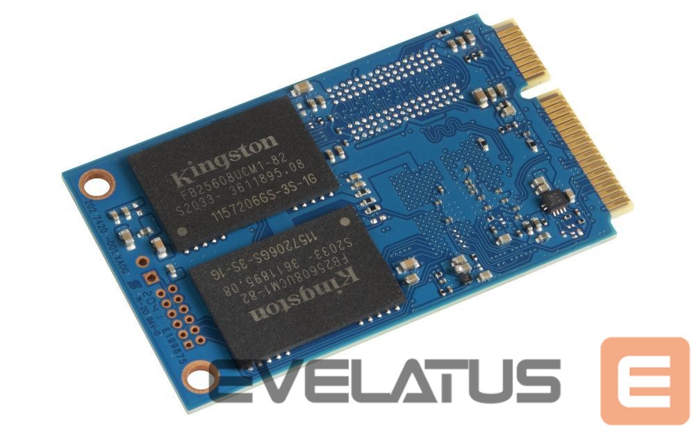 Kietasis diskas SDD Kingston KC600 512 GB, SSD interface mSATA, Write speed 520 MB/s, Read speed 550 MB/s