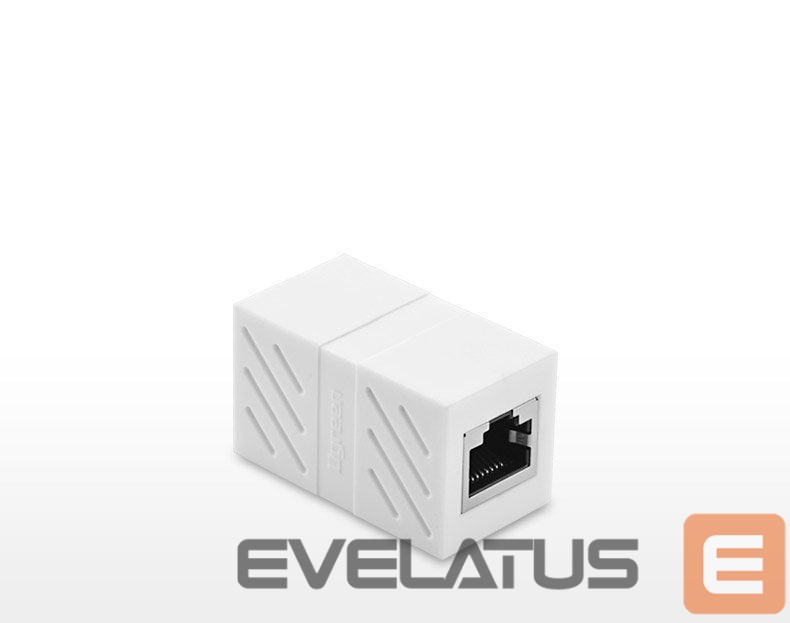 Adapteris Ugreen connector network cable connector network connector RJ45 white (NW114 20311) White
