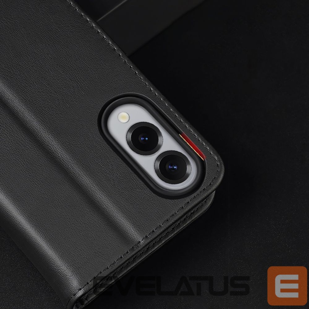 Nugarėlės dėklai Dux Ducis Dux Ducis Hivo Samsung Galaxy S25 Edge Case with Flip and RFID Protection - Black