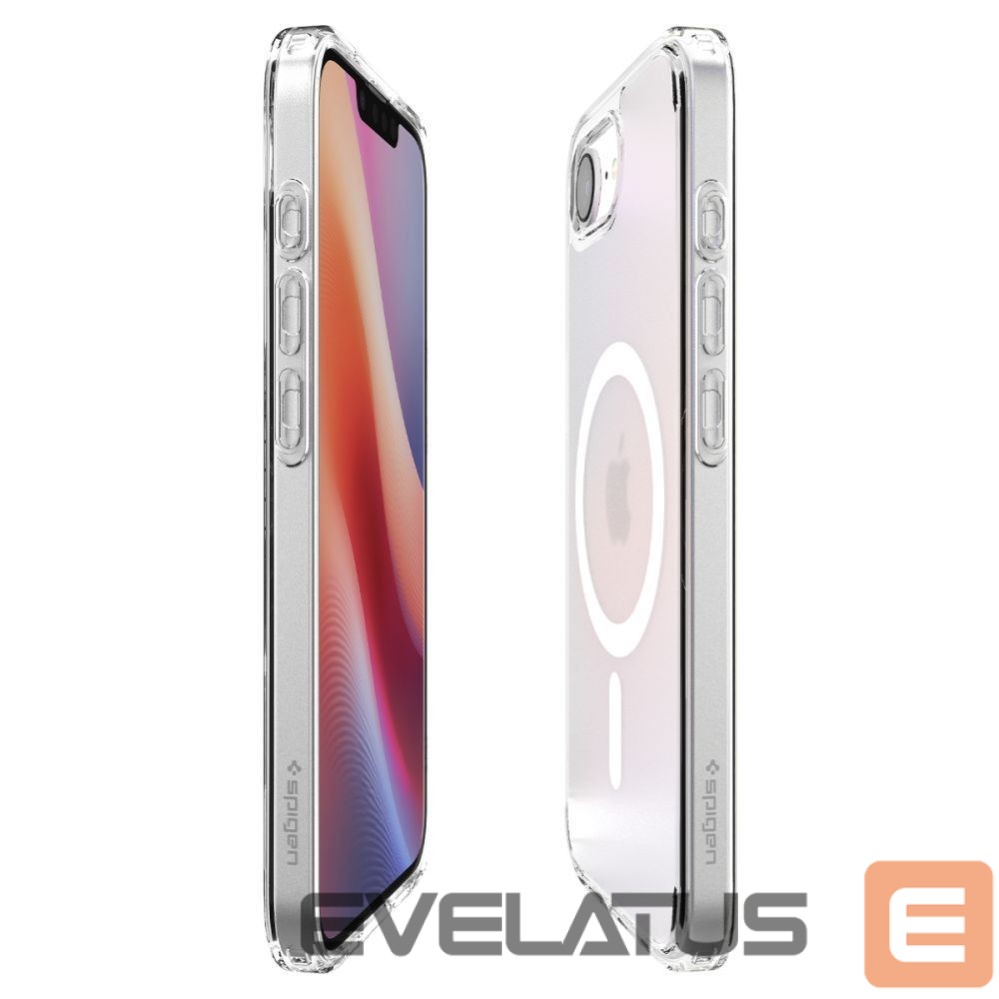 Nugarėlės dėklai Spigen Spigen Ultra Hybrid MagSafe iPhone 16e Case - White, Translucent