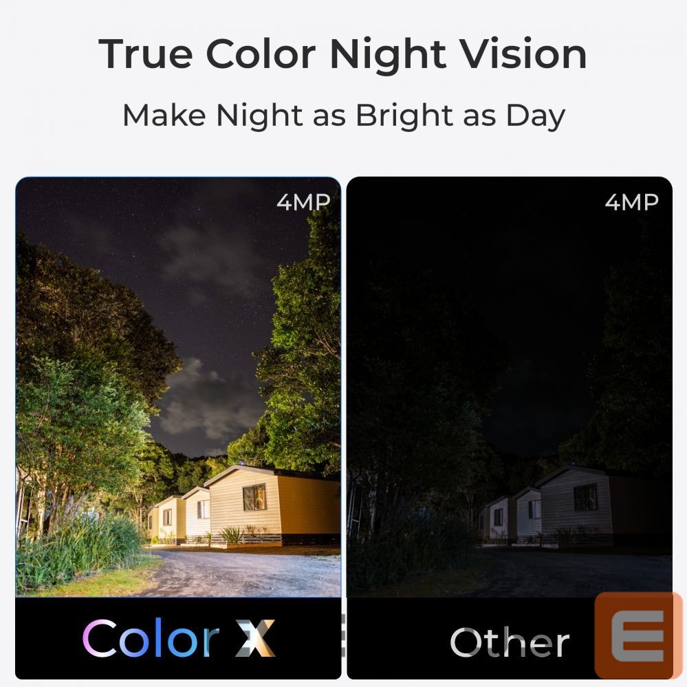 Internetinė kamera Reolink ColorX Series P320X 2K 4MP True Color Night Vision PoE Camera |