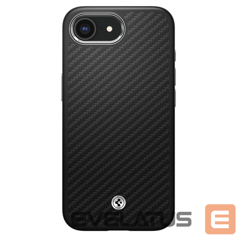 Nugarėlės dėklai Spigen Spigen Enzo Aramid MagSafe iPhone 16e Case - Black