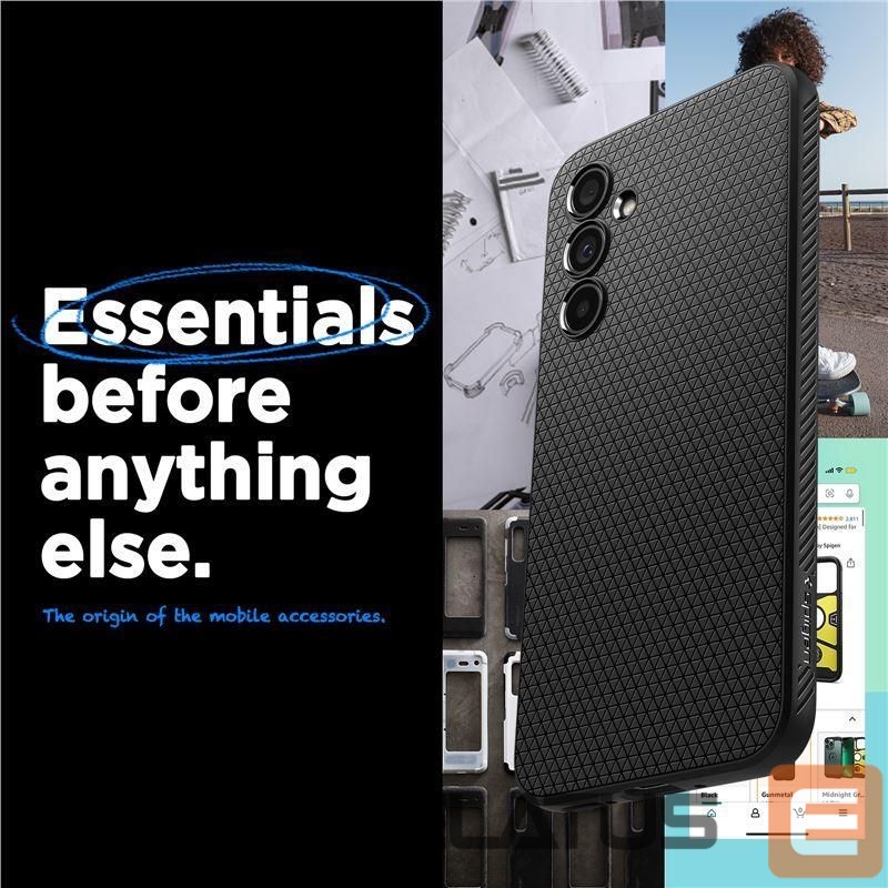 Nugarėlės dėklai Spigen Black