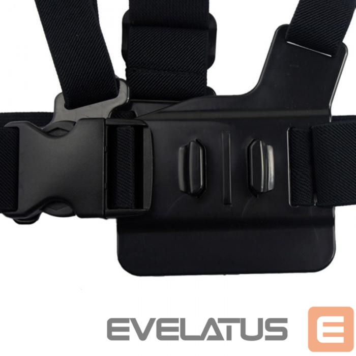 Fotoaparato priedas Hurtel Chest Mount - Chest Harness for GoPro SJCAM Sports Cameras - Black