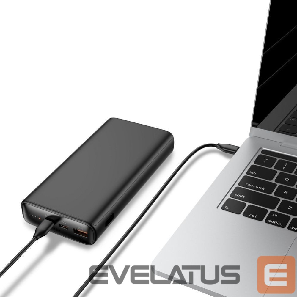 Išorinė baterija Veger Powerbank Veger T100 (W2032C-100) PD QC3.0 5A 100W 20000 mAh black